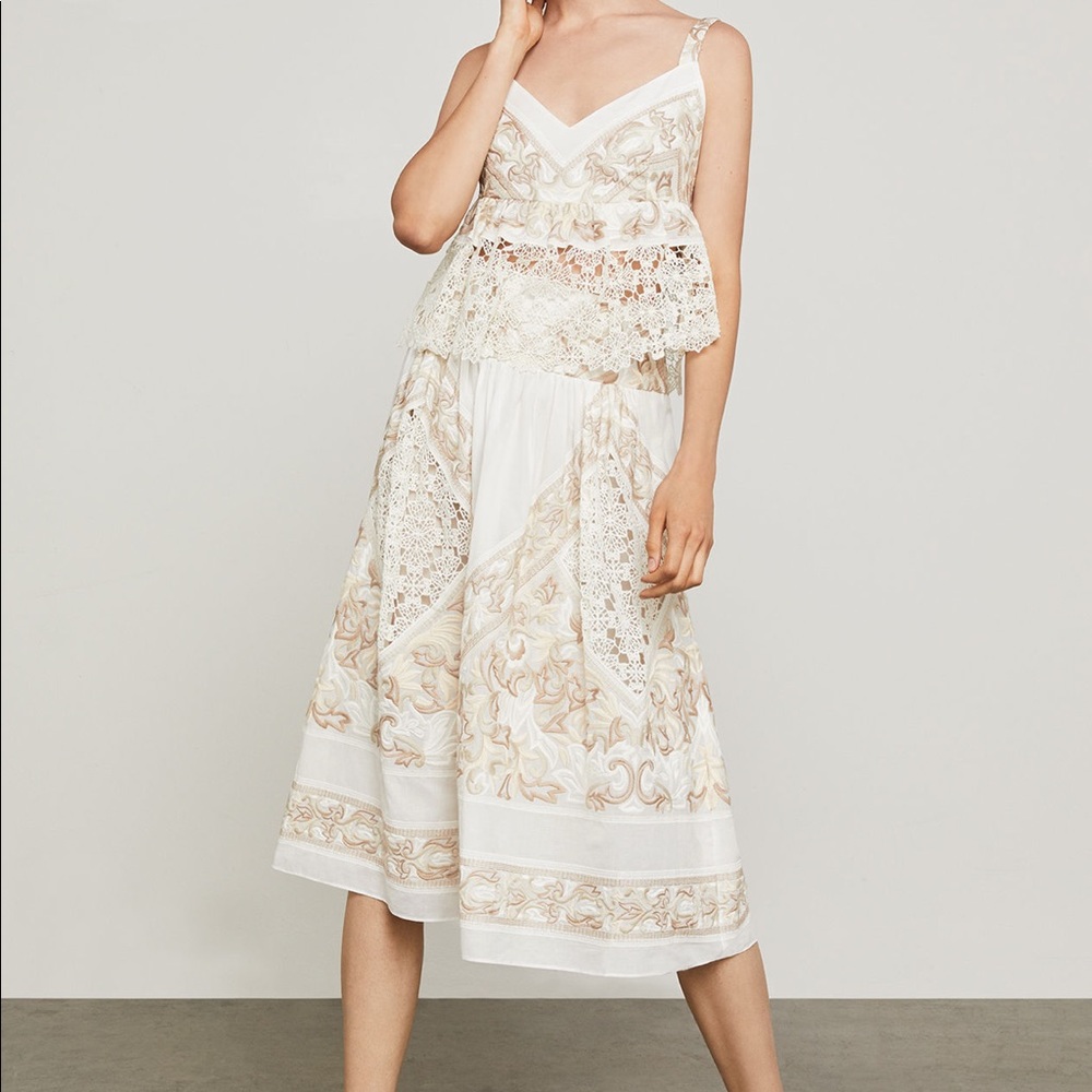 BCBG MaxAzria Embroidered Skirt & Top XS NWT!